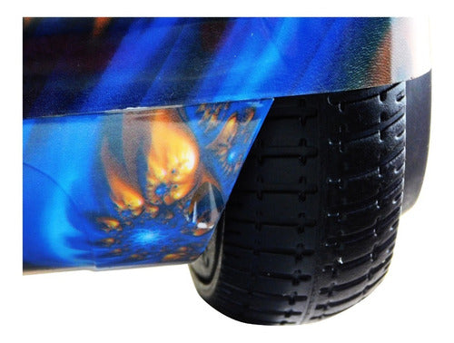 Patineta Smart Balance Speaker Bluetooth - Rebelde Eciclos Blue Star (azul)