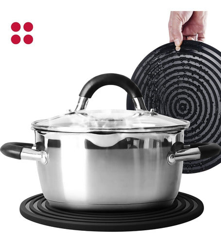 Tapete Para Apoyar Olla Caliente - Cukin Rojo