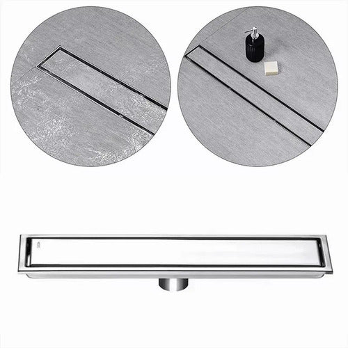 Rejilla Cubierta Antiolor Ducha Antiobstrucción 50cm Norplat