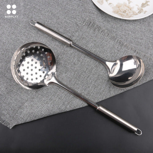 Set 6 Utensilios De Cocina Acero Inoxidable Premium - Cukin