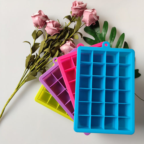 Cubetera De Silicona Cubos Hielos Hielera Cubetas - Norplat Azul