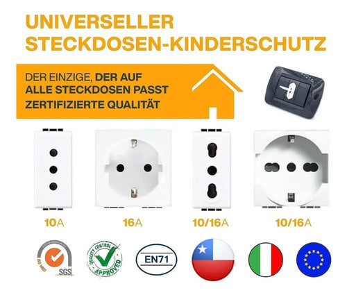 30 Protector De Enchufes Para Bebes Cubre Tapa Llave Norplat
