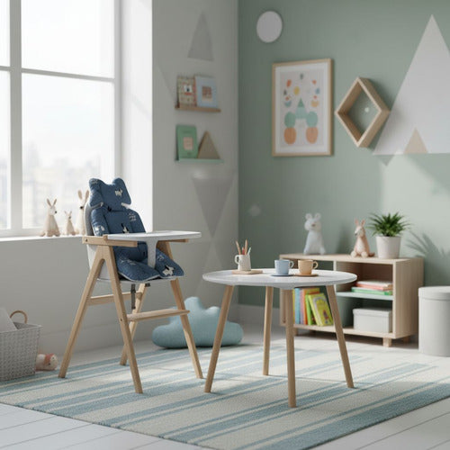 Cojín Cubre Coche Bebé Protector Asiento Colchón - Norplat Azul