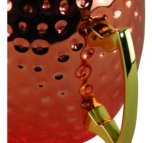 Vaso Para Moscow Mule Mug Tragos Mojito De Acero Color Cobre
