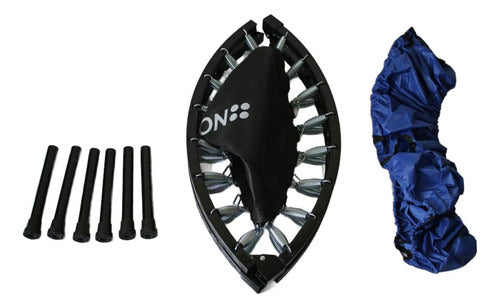 Trampolín Fitness 100cm Plegable Cama Elástica - Norplat Azul