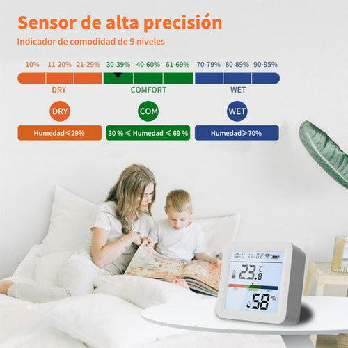 Termostato Higrómetro Inteligente  Wifi Tuya Smart - Norplat