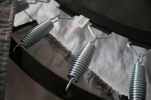 Trampolín Fitness Norplat Plegable 100cm 1m Cama Elastica Plateado