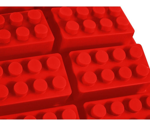 Molde De Silicona Para Bloque De Hielo - Cukin Rojo