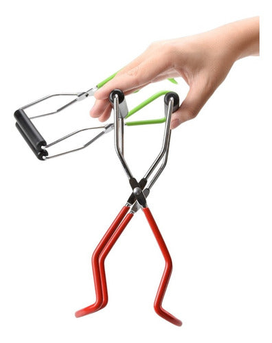 Pinza Elevadora De Frascos De Conservas Calientes - Cukin Rojo