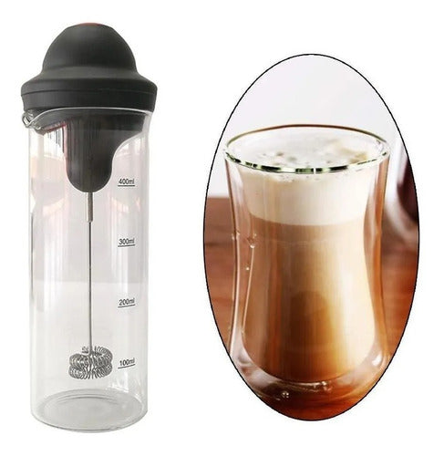 Vaso Espumador Texturizador De Leche A Batería - Cukin
