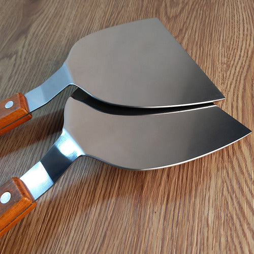 Espátula Para Plancha Hamburguesas Churrasquera - Norplat Marrón Claro