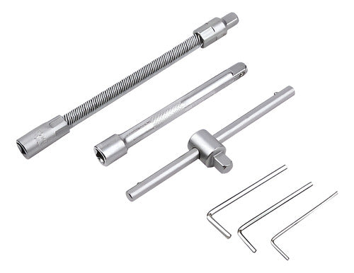 Caja Herramientas Dados Llaves 94 Piezas Acero Crv - Norplat Azul