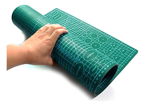 Base De Corte A2 Norplat - Tabla Salvacortes Tapete De Corte Verde Menta