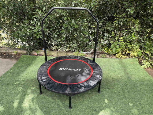 Trampolín Home Fitness Plegable 100cm Cama Elástica Portátil Negro
