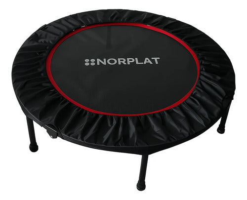 Trampolín Fitness 100cm Plegable Cama Elástica - Norplat Negro