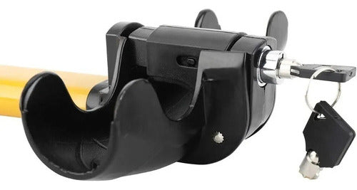 Traba Volante + Traba Pedal De Seguridad Auto Fuerte Norplat