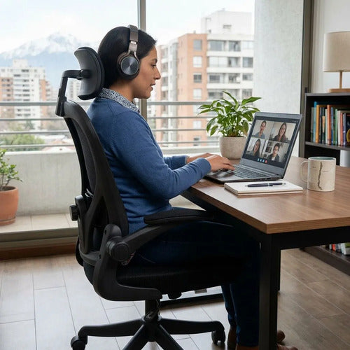 Silla Oficina Escritorio Ergonomica Norplat Lumbar Pro 4d