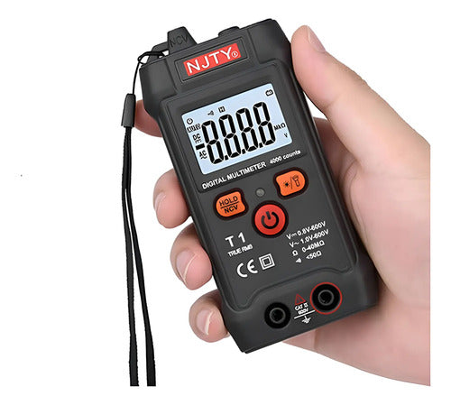 Tester Multimetro Digital Amperaje Voltaje Ohms 600v Norplat Negro