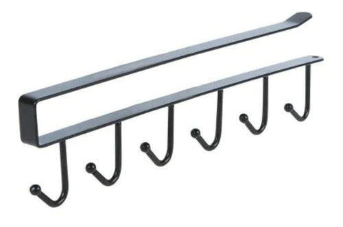Organizador Soporte Colgador De Tazas Utensilios De Cocina Negro