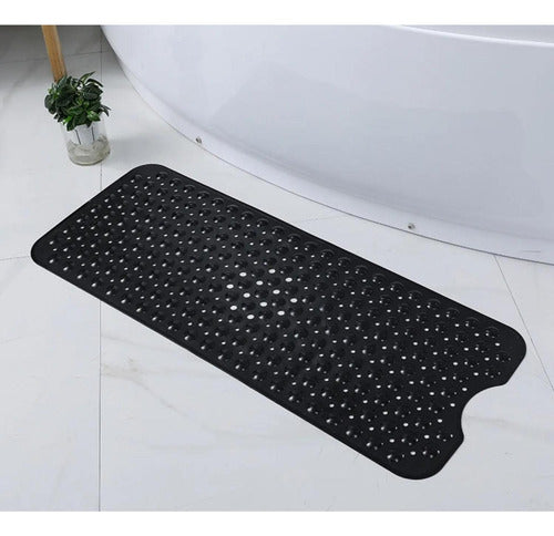 Goma Antideslizante Tina Ducha Bañera Cepillo 39×100 Norplat Negro