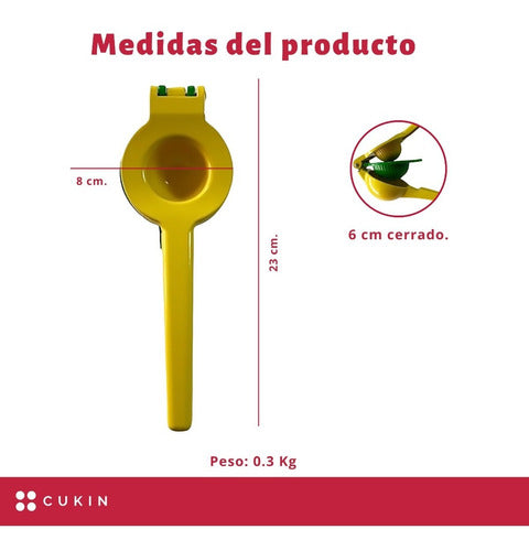 Exprimidor Manual De Aluminio Para Limón - Cukin
