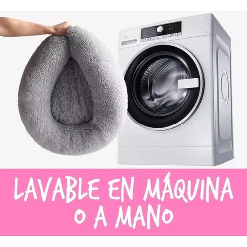 Cama Mascotas Perros Grandes Antiestres 90cm Talla Xxl - Wuf