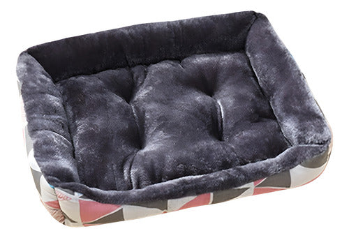 Cama Mascota Ultrasuave Gato Perro S Hasta 5kg - Wuf Gris 05