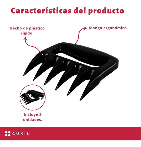 Garras Para Carne - Increibles Para Desmechar - Cukin