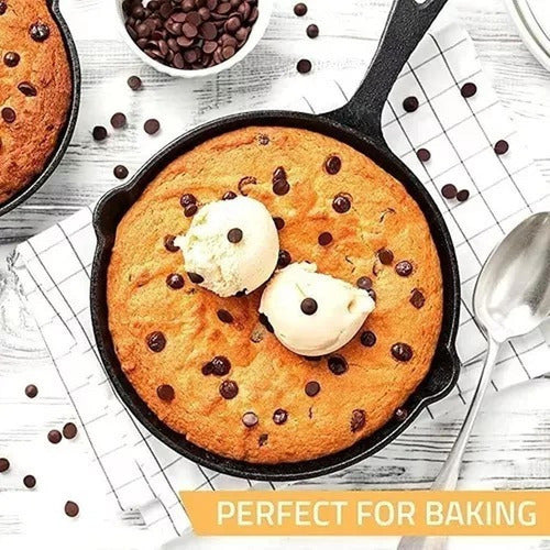 Sartenes De Hierro Fundido Juego De Sartenes 3 Piezas Cukin Negro