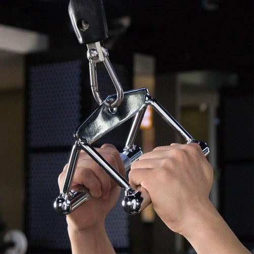 Agarre Neutro Polea De Acero Norplat Accesorio Entrenamiento