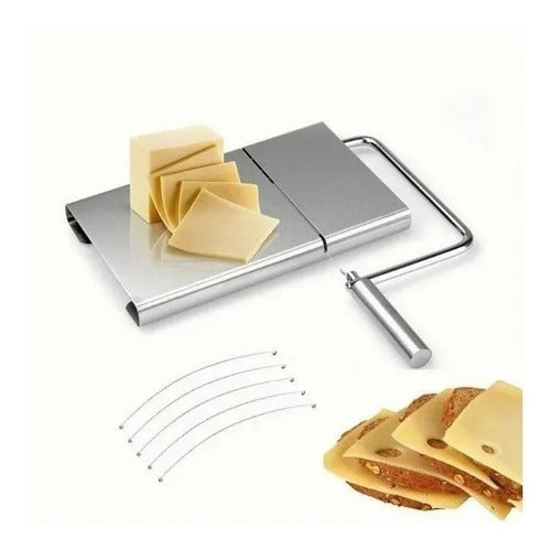 Tabla Cortador De Queso Multifuncional Acero Mantequilla