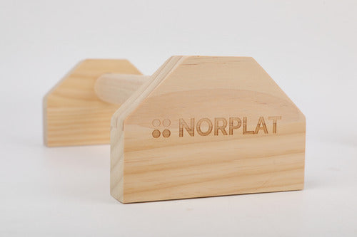 Mini Paralelas Madera Norplat - Calistenia Flexiones Fitness Madera