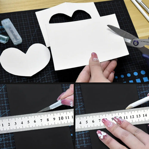 Tapete Corte Salvacorte Base Tabla A3 + 46 Accesorio Norplat Negro