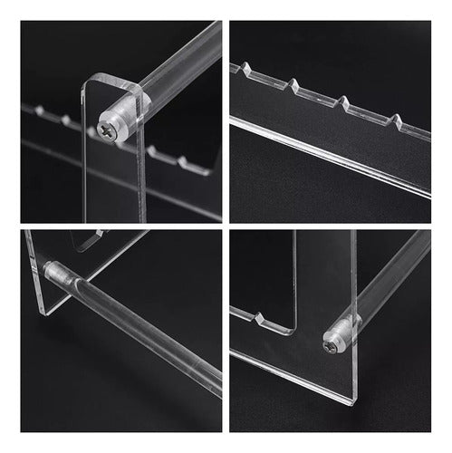 Estante Transparente Discos Vinilo 34.5x19cm - Norplat Transparente Transparente Transparente