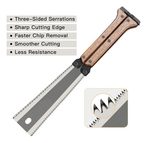 Sierra Japonesa 120mm Corte Rasante Serrucho Japones Norplat