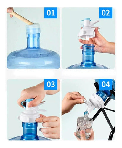 Estante Para Bidones Agua Dispensador Botellon 20lts Norplat Negro