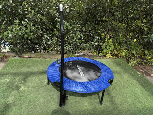 Trampolín Fitness Norplat Plegable 100cm 1m Cama Elastica Azul
