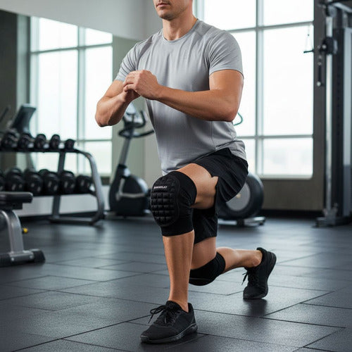 Rodilleras Deportivas Voleibol Volley Ball Acolchada Norplat Negro S