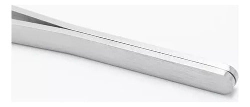 Pinza Precisión Gastronómica Gourmet Cocina 30cm - Norplat Plateado