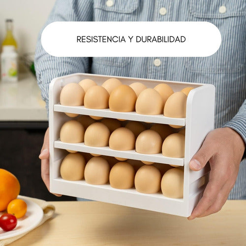 Organizador De 30 Huevos Caja Huevera Refrigerador - Norplat