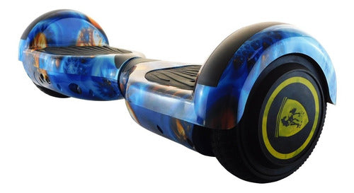 Hoverboard Eciclos Speaker Bluetooth Scooter Diseños Blue Star (azul)