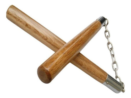 Nunchaku Muchaco Linchaco De Madera Con Rodamiento - Norplat