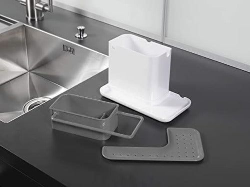 Porta Artículos Para Lavaplatos Organizador - Ome Negro