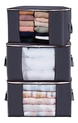 Organizador Bolsas De Almacenamiento De Ropa Set X3