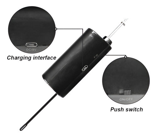 Microfono Inalambrico 10 Metros De Alcance Karaoke - Norplat Negro