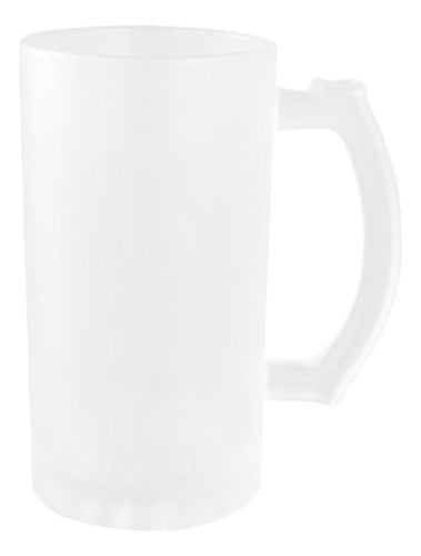 4 Vasos Shoperos Cerveceros Chop Cerveza 470ml - Norplat Blanco Empavonado