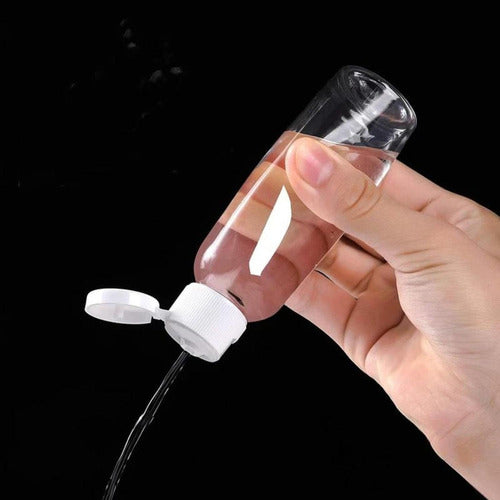Set 6 Botellas Viaje Dispensadora 100ml Transparente Norplat