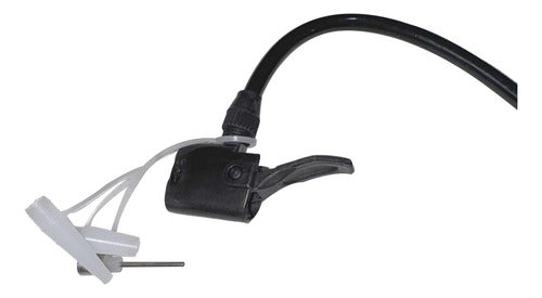 Bombin De Pie 120psi Valvulas Presta Schrader Bici - Norplat Negro