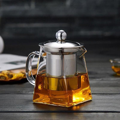 Tetera Para Preparar Te Para Infusiones De Vidrio - Norplat