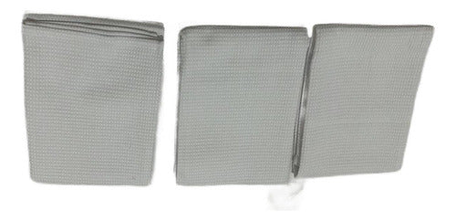 Set 3 Huasca Paño De Cocina Repasador Gastronomico - Norplat Blanco